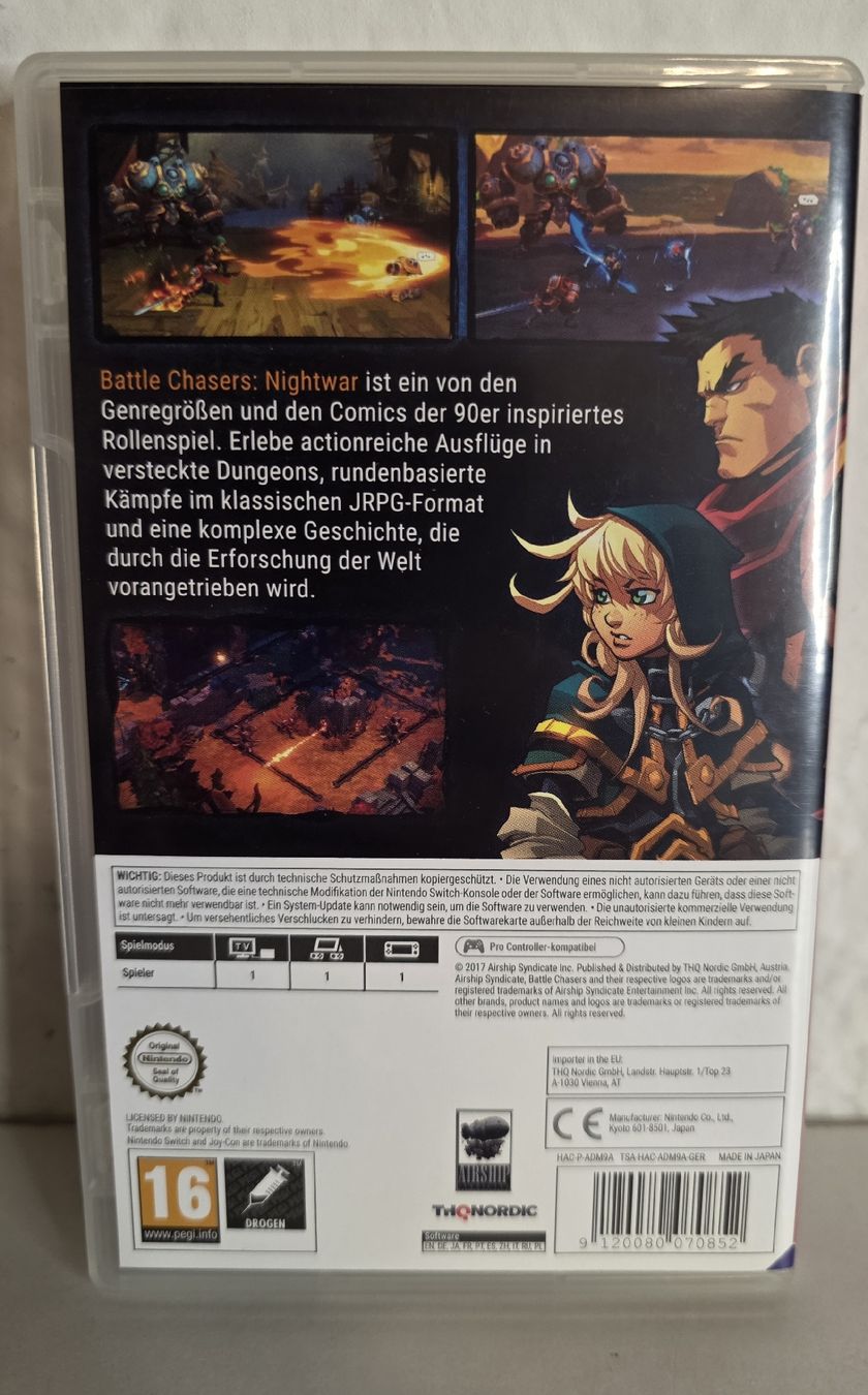 Giochi: Spiel Battle Chasers Nightwar Nintendo Switch  – Usato da Ehrendingen venduto da lax21 1
