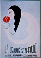 LA BEAUTE S'AFFICHE CAROUGE 1992 Affiche originale
