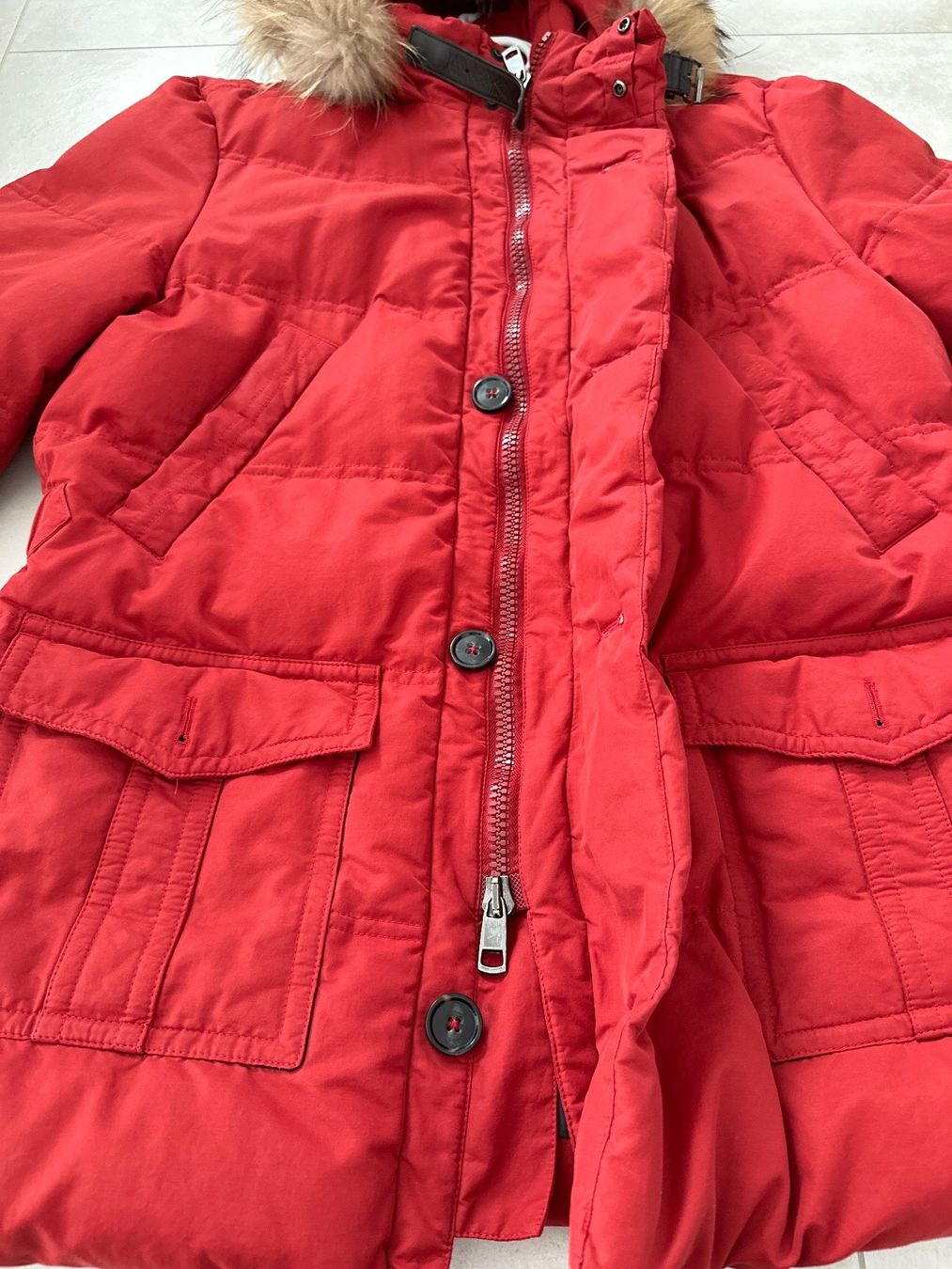 Jacken: René Lezard Herren Winterjacke rot – Gebraucht aus Zug von Hehe 2