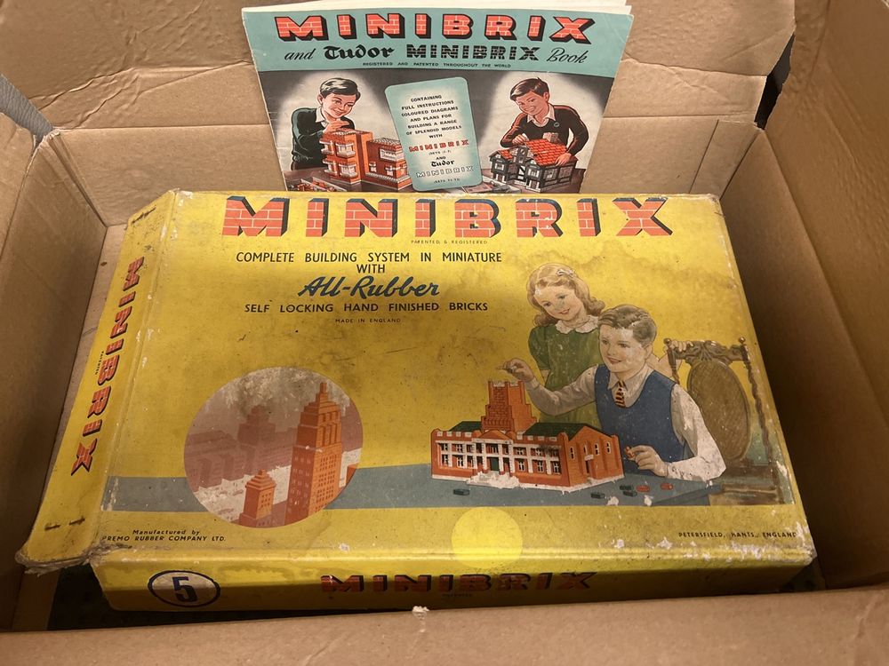 Antik Spielzeug MINIBRIX All-Ruber Estrichfund (m) (Gebraucht) in ...