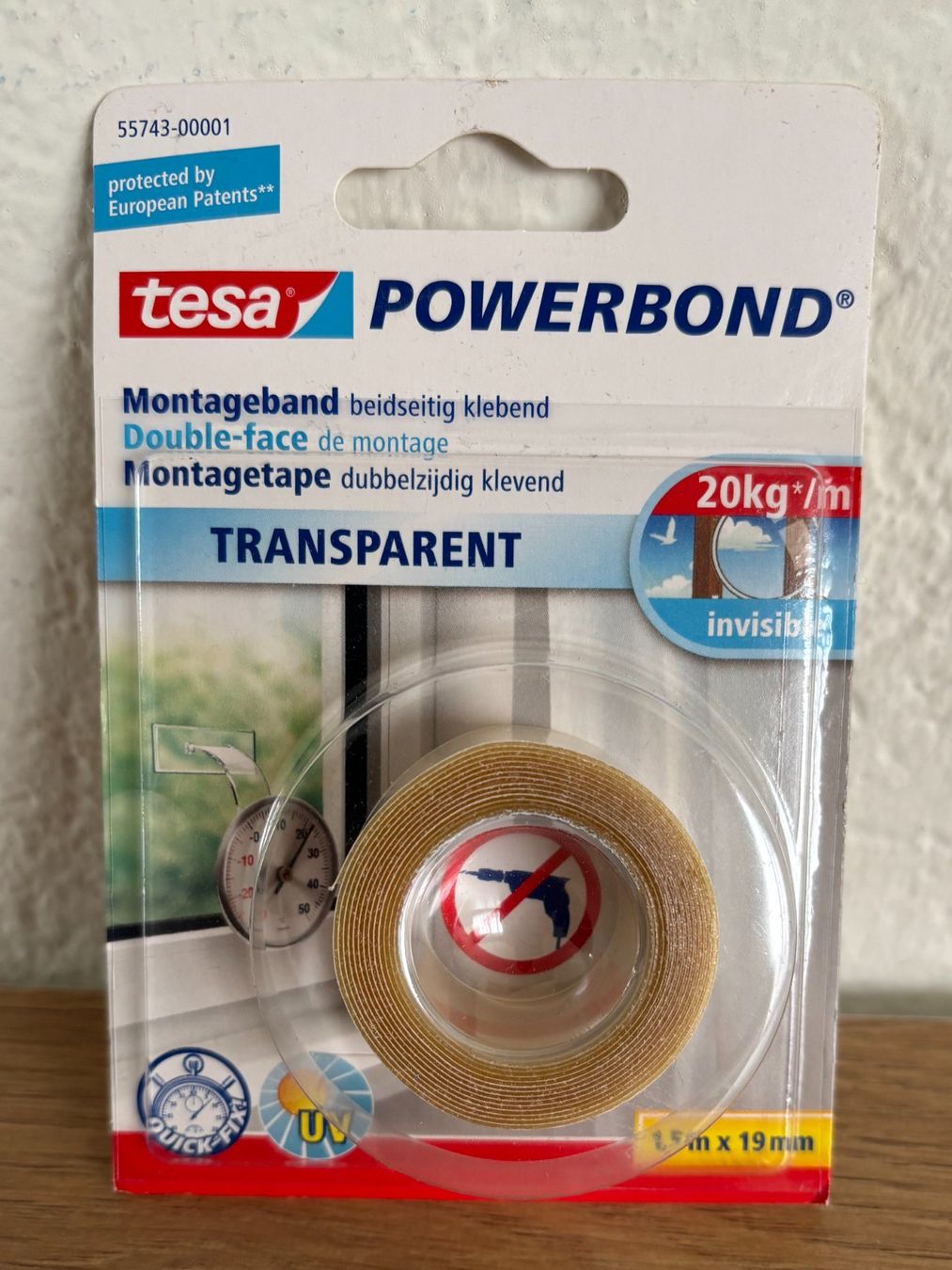 Tesa Altro materiale per ufficio: Tesa Powerbond Montageband Transparent – Nuovo e nell'imballaggio originale da Zürich venduto da IlkaK