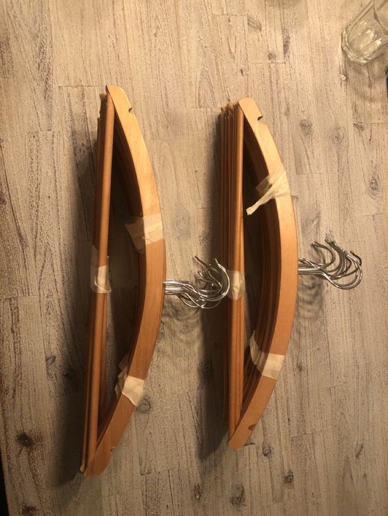 Apol Kleiderbügel Mit 20 Clips Für Baseballkappen – 2 Stück, Faltbar, Aus Oxford-Stoff & Edelstahl