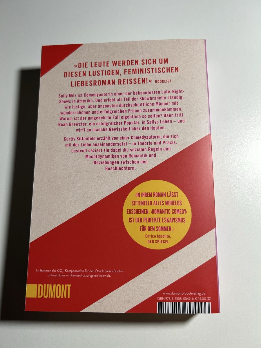 Libri: Curtis Sittenfeld - Romantic Comedy, Roman – Usato da Uster venduto da mrssunshine24 1