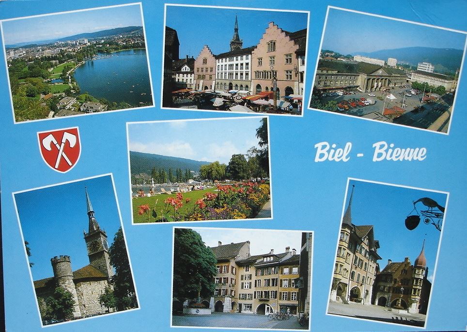 Cartoline postali: BIEL BIENNE – Usato da Jona venduto da philajona