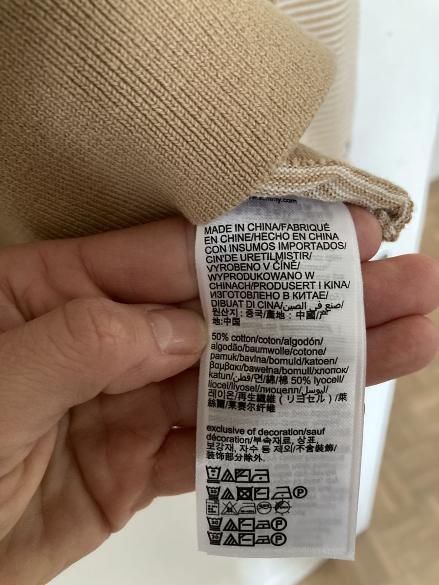 Tommy Hilfiger Maglioni & Felpe: Tommy Hilfiger Pullover, Gr. XL, Beige/Weiss – Usato da Bäretswil venduto da Ki-Ja-S 3