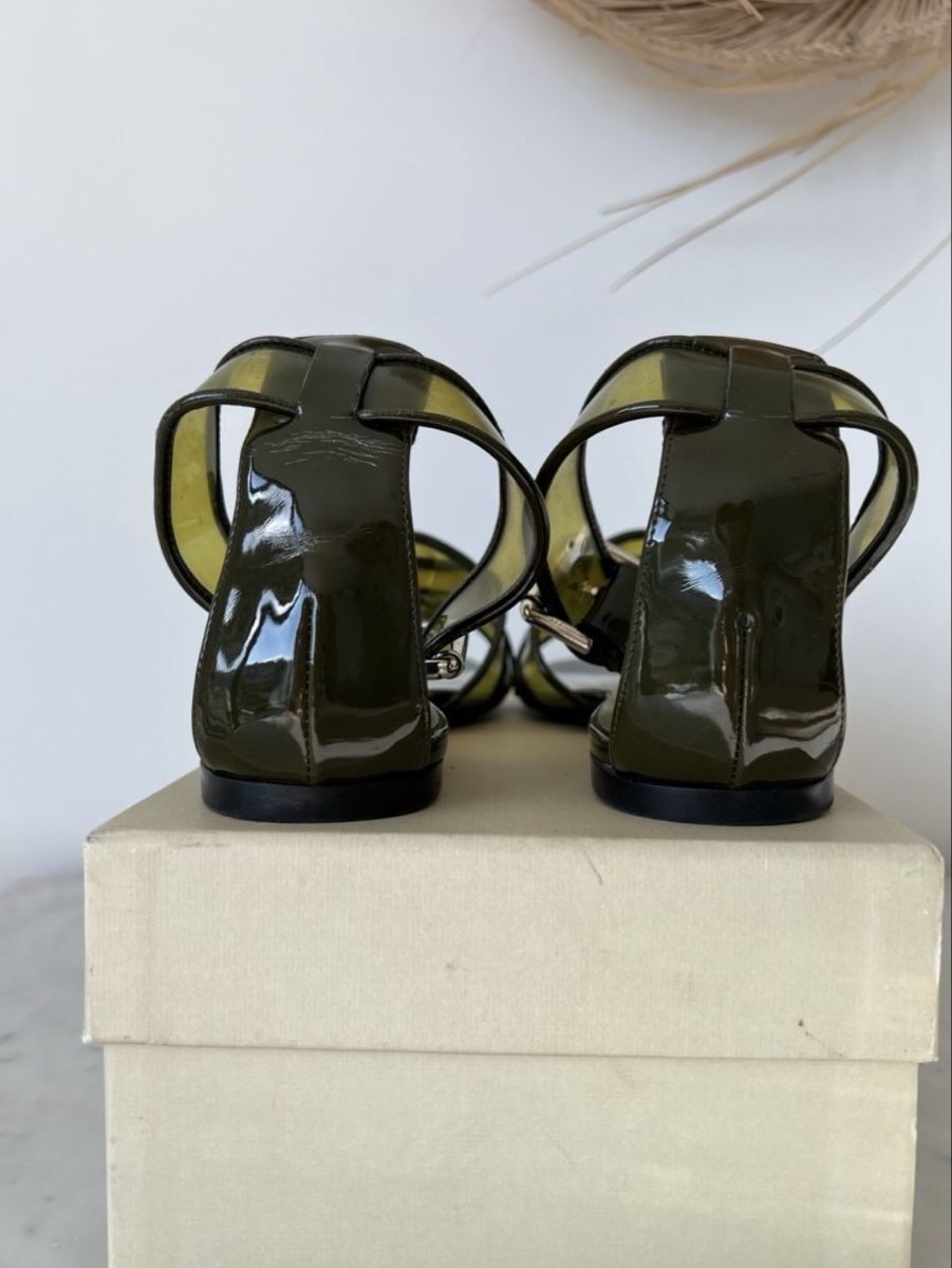 Stella McCartney Scarpe da donna: Stella McCartney Sandals olive green – Usato da Zuerich venduto da Koralle8 4