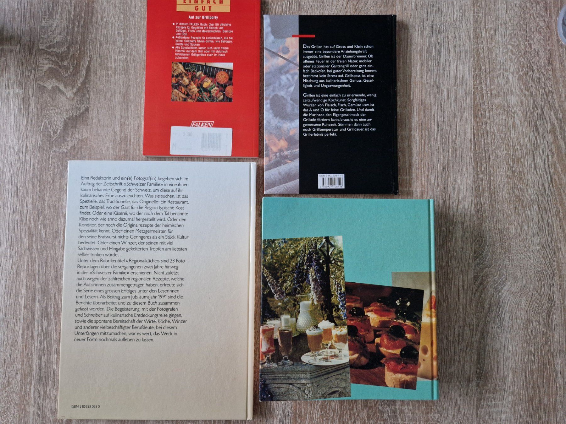 Libri: 4 Kochbücher: Grill & Schweizer Küche – Usato da Rebstein venduto da Ajs_Toy_Palast_1 1