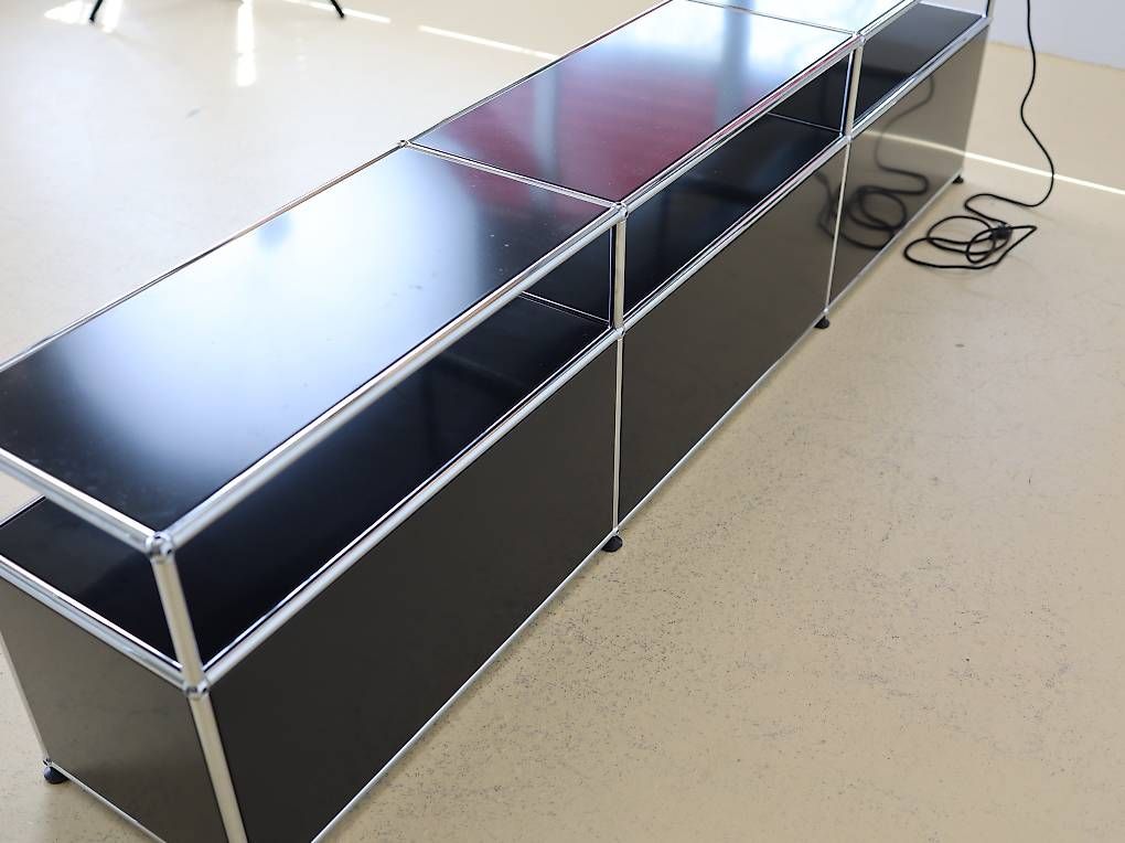 USM Cassettiere: USM Haller Lowboard in Graphitschwarz – Usato da Meinisberg venduto da atelier_TILIJA 3