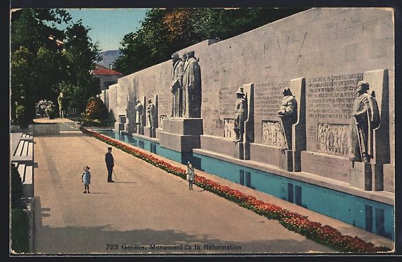 Ansichtskarten: AK Genéve, Monument de la Réformation – Gebraucht aus Berlin von bartko-reher