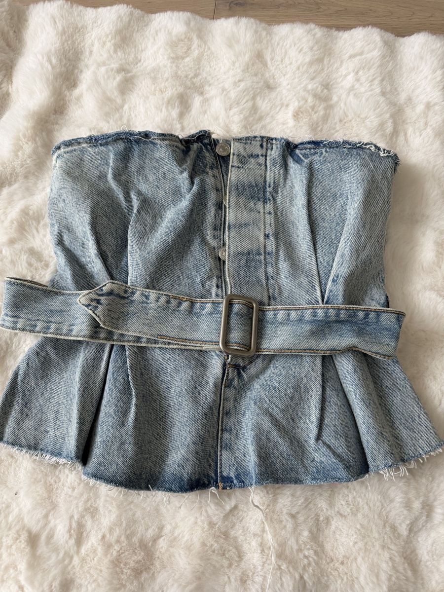 Zara Top: Zara Jeans Top, Gr. S – Usato da Näfels venduto da mar_2ptp