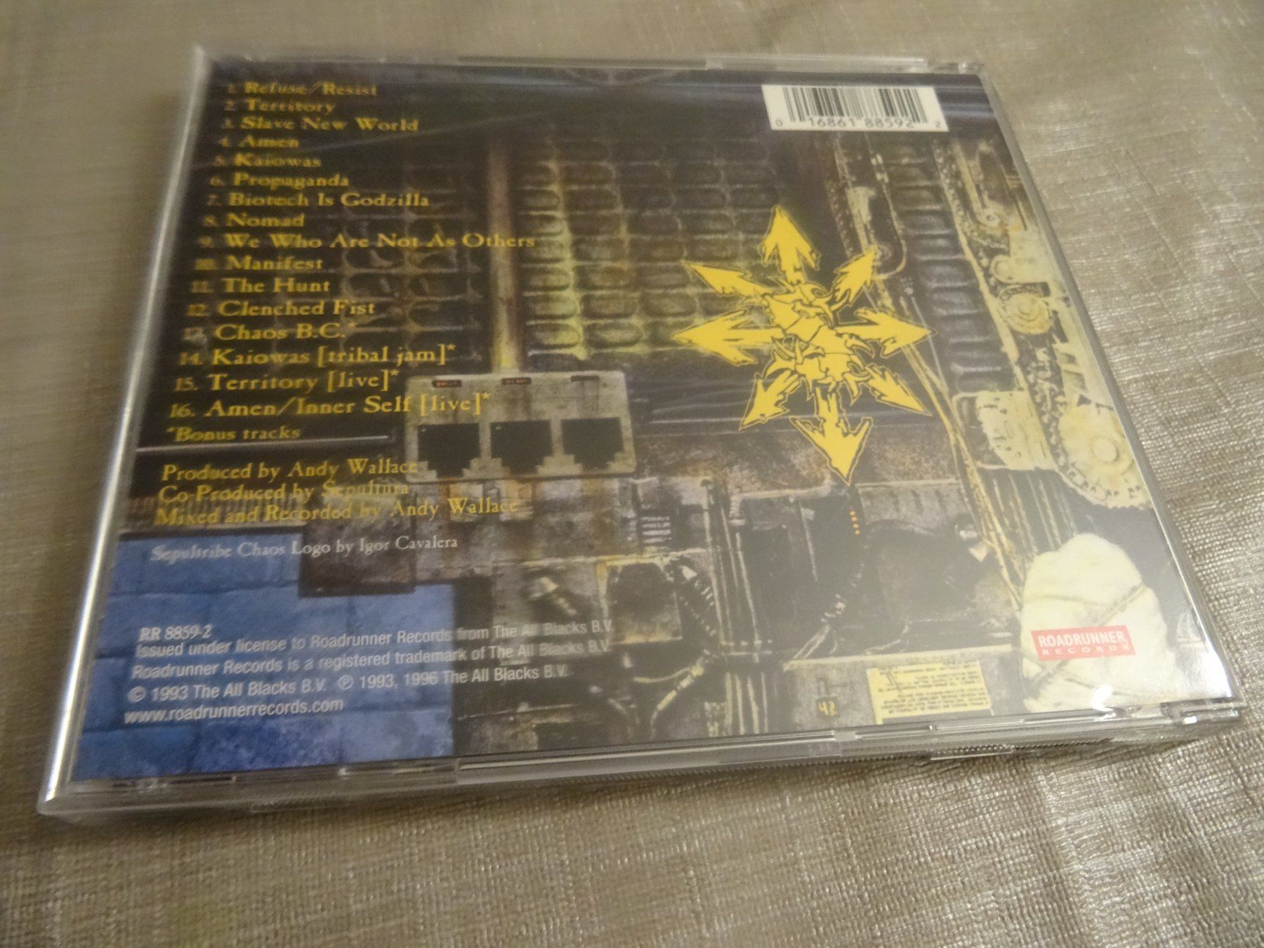 CD: Sepultura - Chaos A.D. - CD – Usato da Olten venduto da Disc-Ausverkauf 1