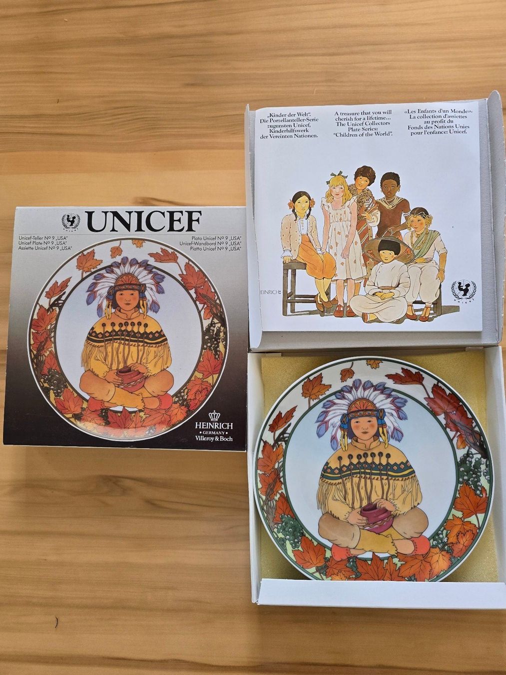 Villeroy & Boch Teller: Unicef Teller Nr. 9 USA – Gebraucht aus Thalwil von Chilimau