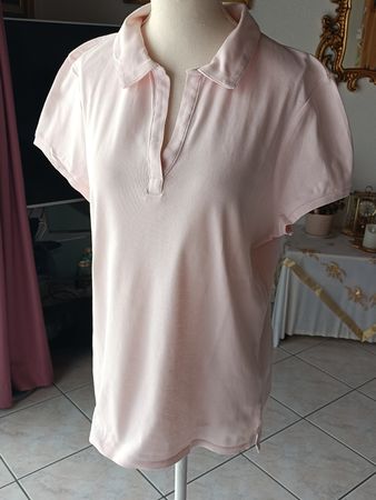 Sommerliches C&A Poloshirt, rosa, Gr. L, Guter Zustand!
