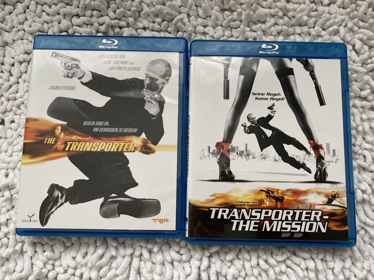Alle DVDs: Transporter 1,2,3 bluray; Jason Statham – Gebraucht aus Jona von Mister_N0 1