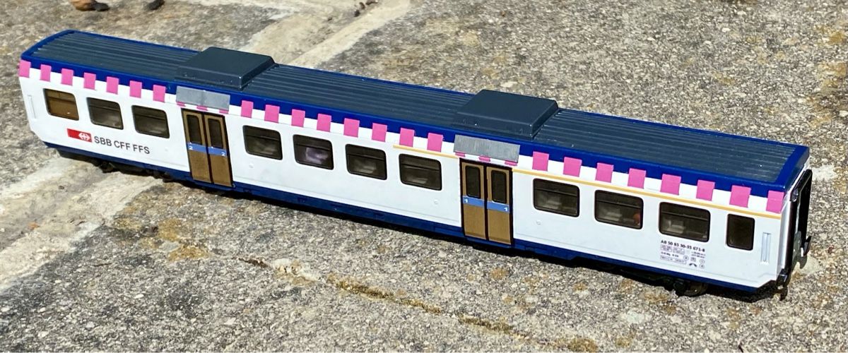 SBB/CFF/FFS Modellini di ferrovie: B NTN ex MThB – Usato da Orbe venduto da SMODELE 2