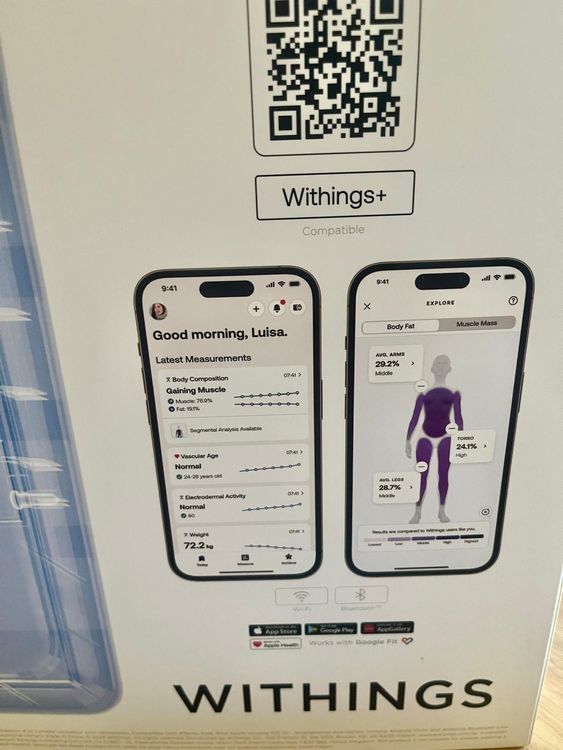 Withings Body Scan, Top Zustand, neuwertig, OVP Mit Garantie (Gebraucht ...