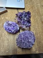 Amethyst Kristall Konvolut 3 Stücke 1.47Kg (Q)