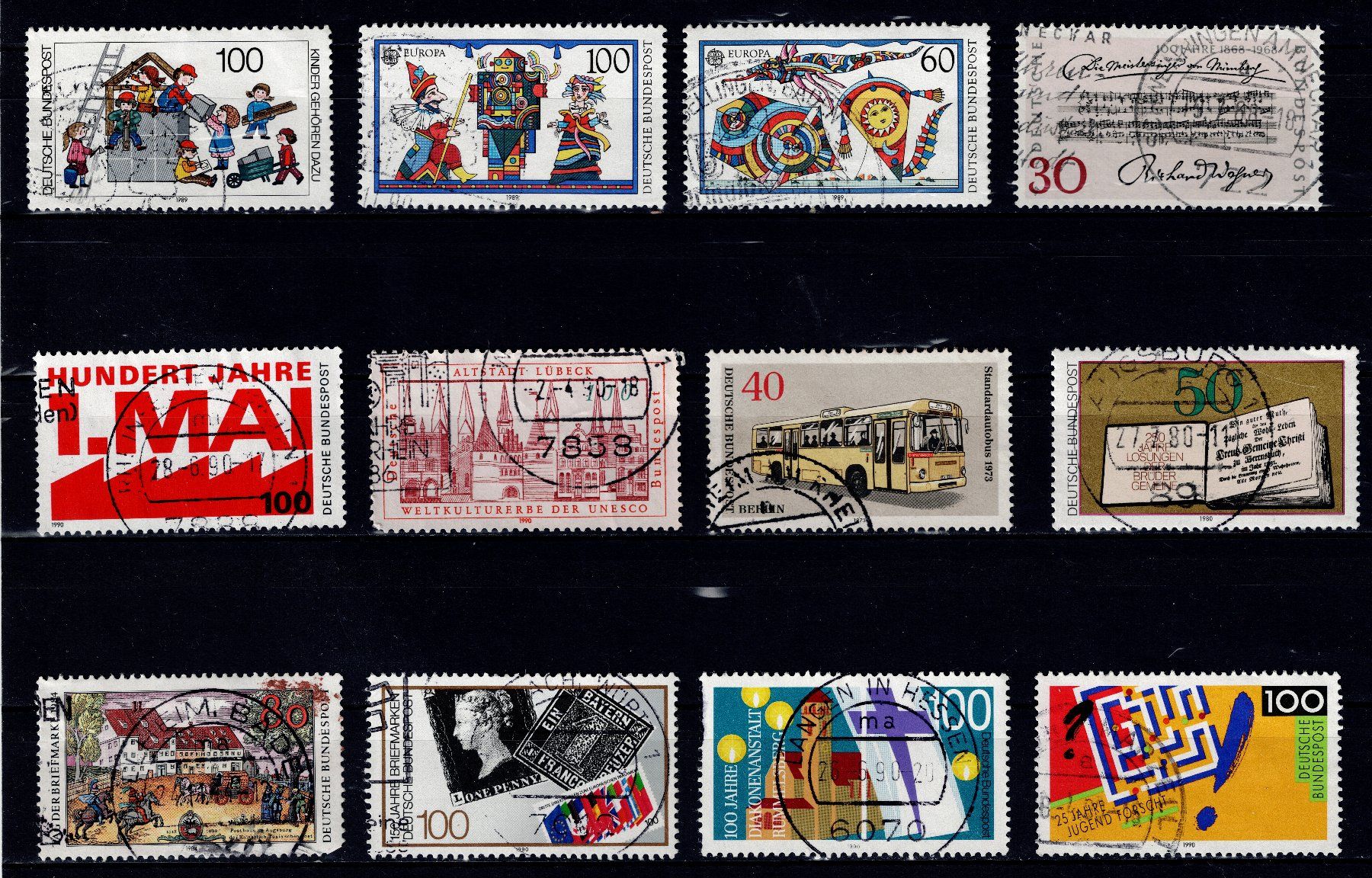 Tutti i francobolli: 52x Briefmarken Deutschland 6 – Usato da Tenniken venduto da mik_6mxg 5