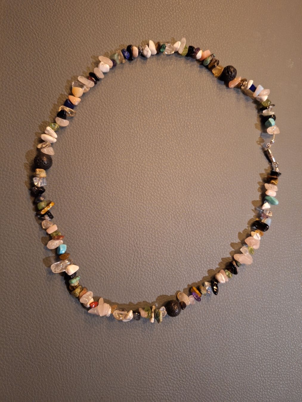 Catenine: 48cm, Echtsein Halskette, gemischt – Nuovo e nell'imballaggio originale da Regensdorf venduto da Schmim