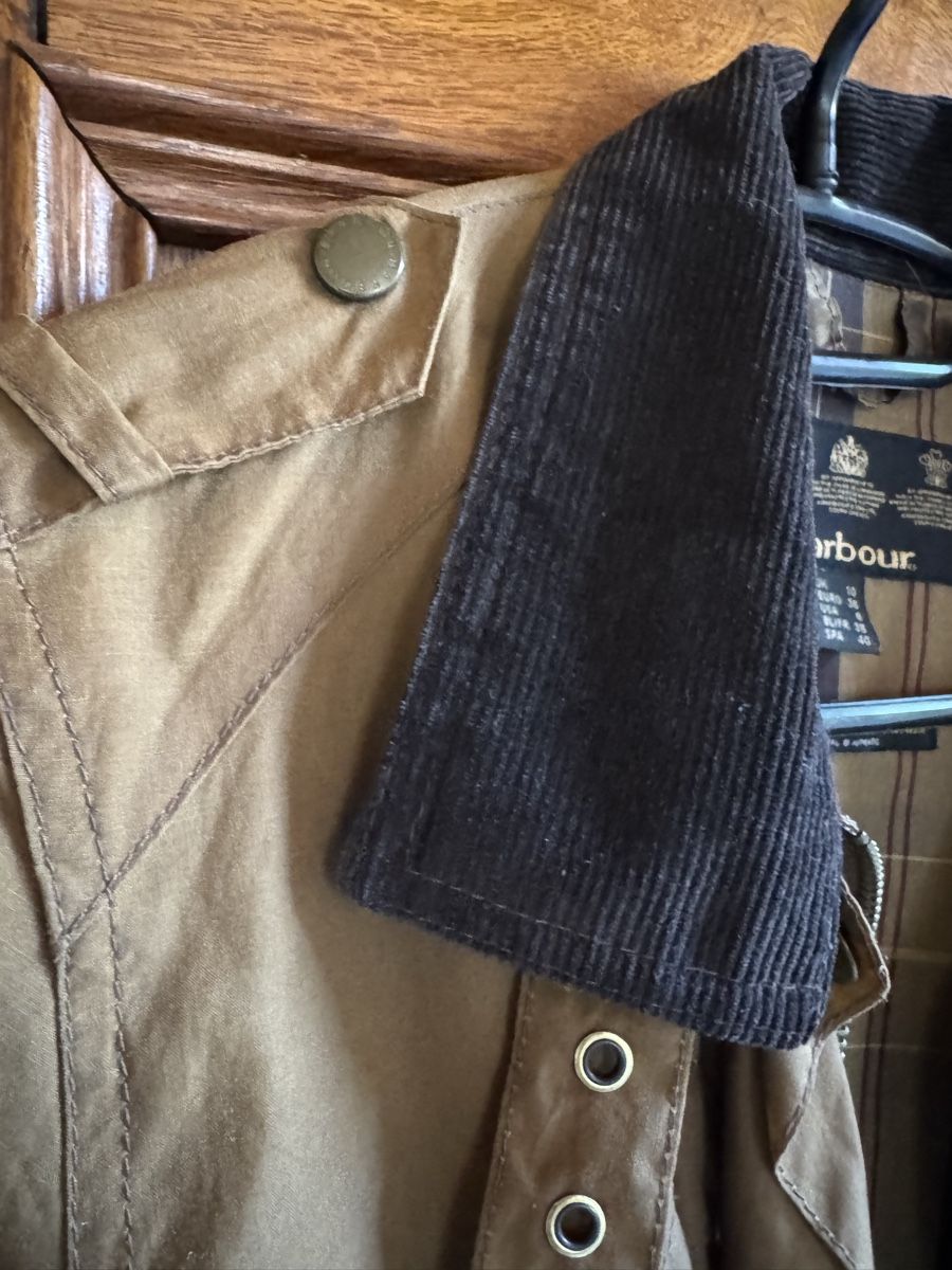 Barbour Giacche: Barbour Damen Jacke Braun – Usato da Therwil venduto da rowe-spezial 7