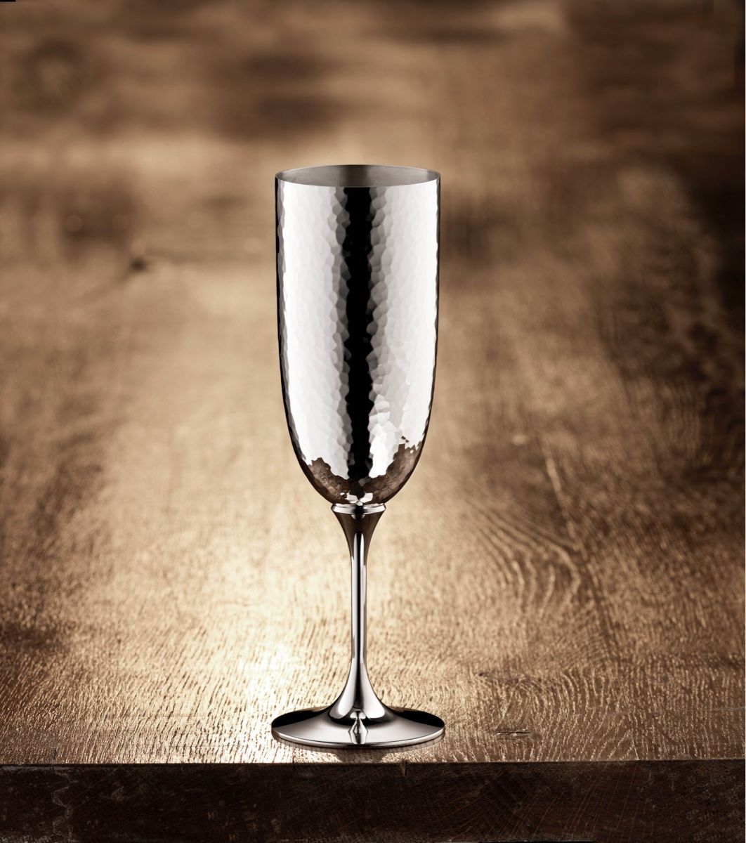 Robbe & Berking Gläser: Martelé Champagner-Geschenkset (90g versilbert) – Neu und originalverpackt aus Rotkreuz von luxury-onlineshop 5