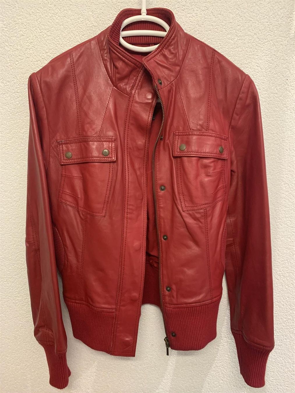 Giacche: Mango Jacke Rot Gr. 36 / S – Nuovo e nell'imballaggio originale da Rikon im Tösstal venduto da Alpenmutz