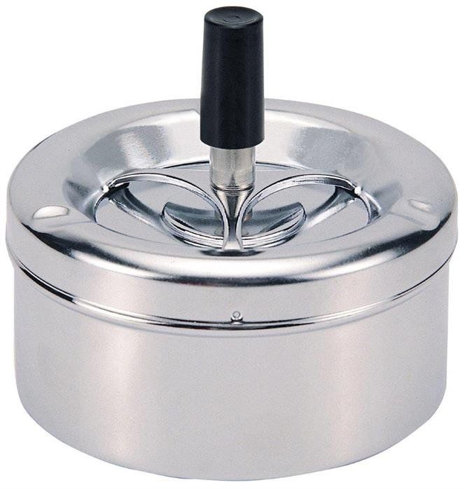 Portacenere: Schleuder-Aschenbecher chrome 10 cm – Nuovo e nell'imballaggio originale da Oensingen venduto da Liquidations-Shop