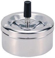 Schleuder-Aschenbecher chrome 10 cm