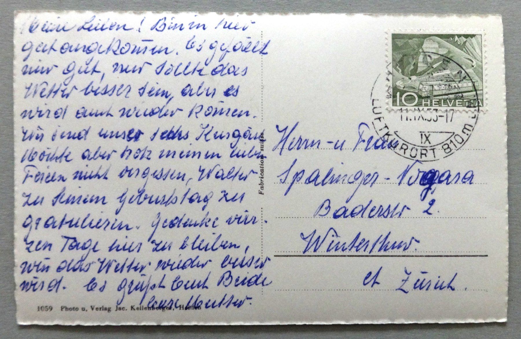 Cartes postales: Kurort Heiden – D'occasion à Fétigny par Billy2miny 1