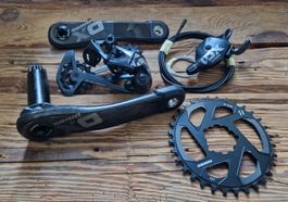 Sram X01 Eagle BB30 Gruppe 1x12 32 Zähne Carbon Kurbel 175mm