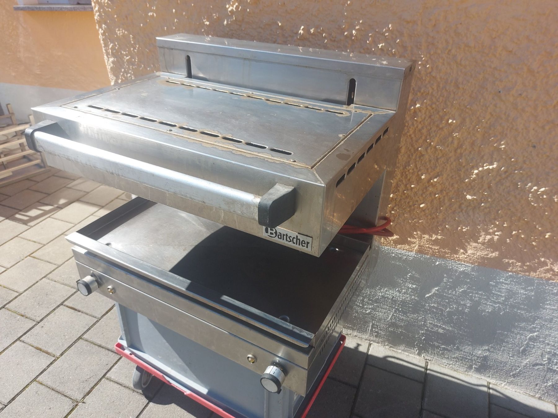 Salamander Griglie: Bartscher Grillplatte, Bartscher Lift-Salamander – Usato da Rheinau venduto da profitronic.shop 1