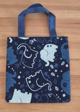 kleine Stofftasche Tasche Stoff Elefanten