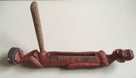 🟡 antik fremdländisch Holz Darstellung - Afrika EROTIK
