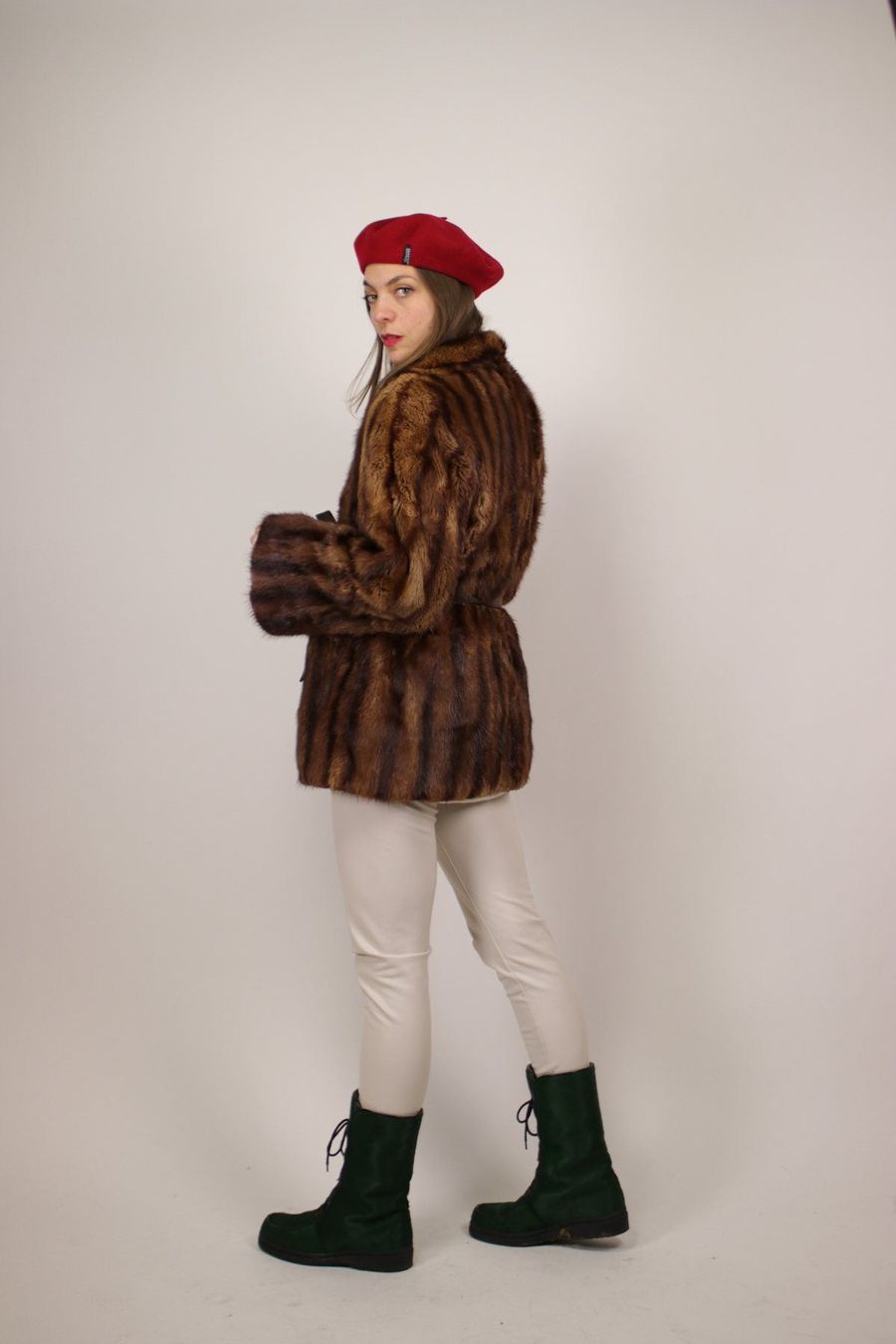 Nerz Mäntel: 1960s Brown Mink Fur Coat - Size S – Gebraucht aus Hombrechtikon von BAZ-Vintage 5