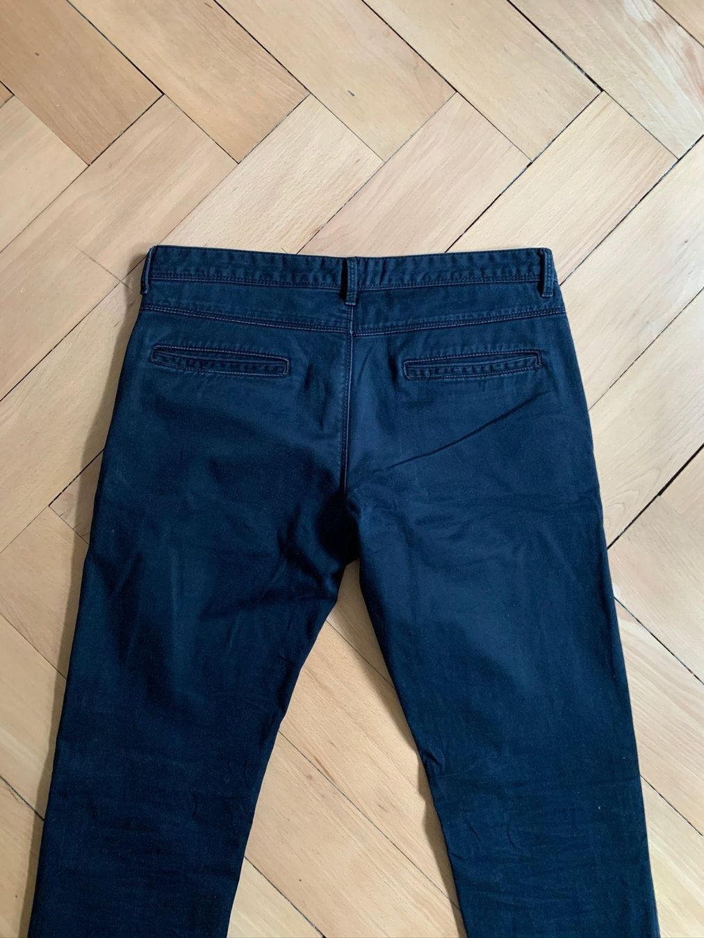 Zara Pantaloni: ZARA - Chino Hose dunkelblau S – Usato da Zürich venduto da Diazaio 2