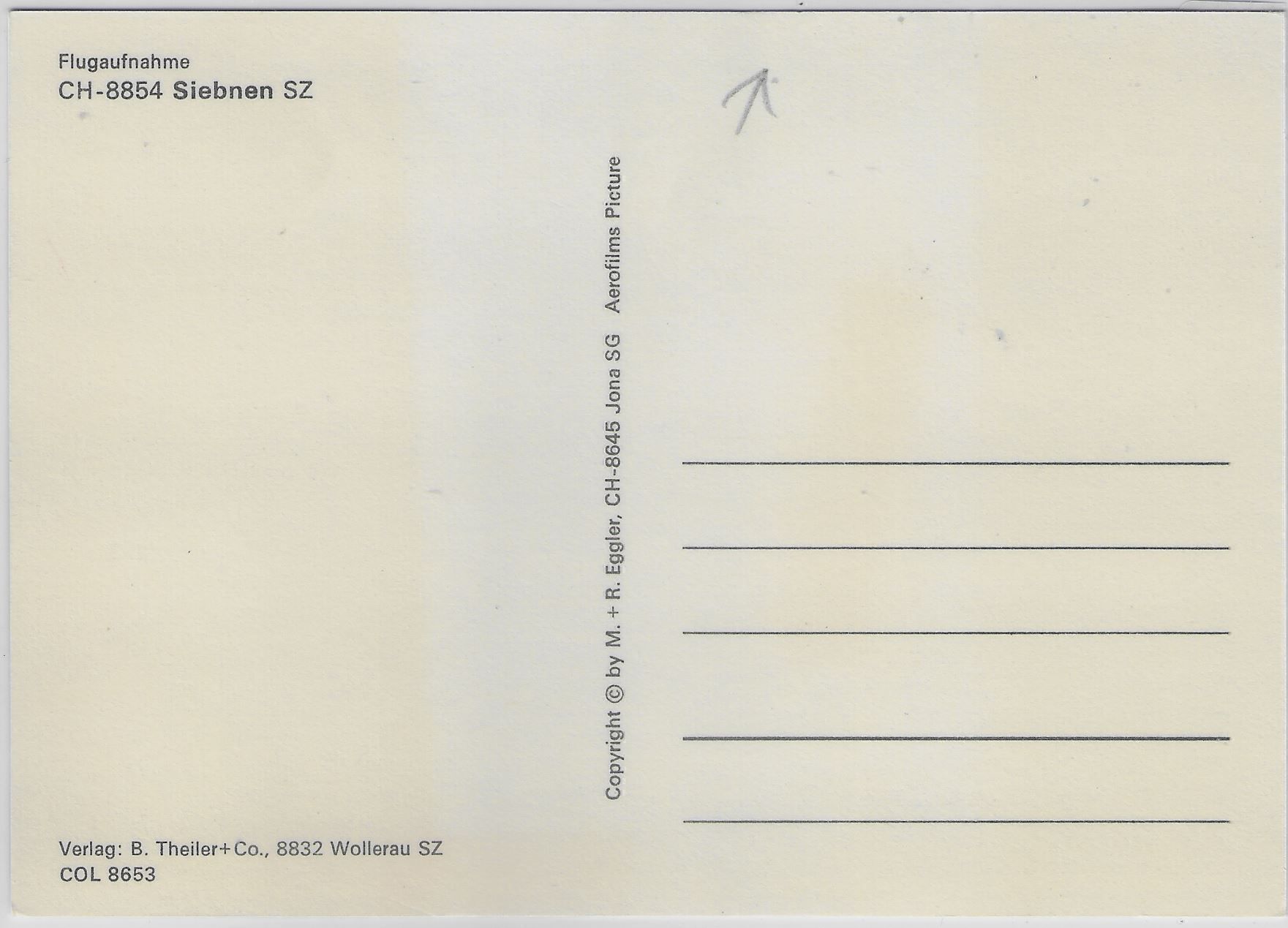 Cartoline postali: Flugaufnahme Siebnen SZ – Antico da Ettingen venduto da Kartenplanet 1