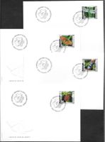 4 FDC 1061-1064 Serie Einzelmarken ET 17.9.2002