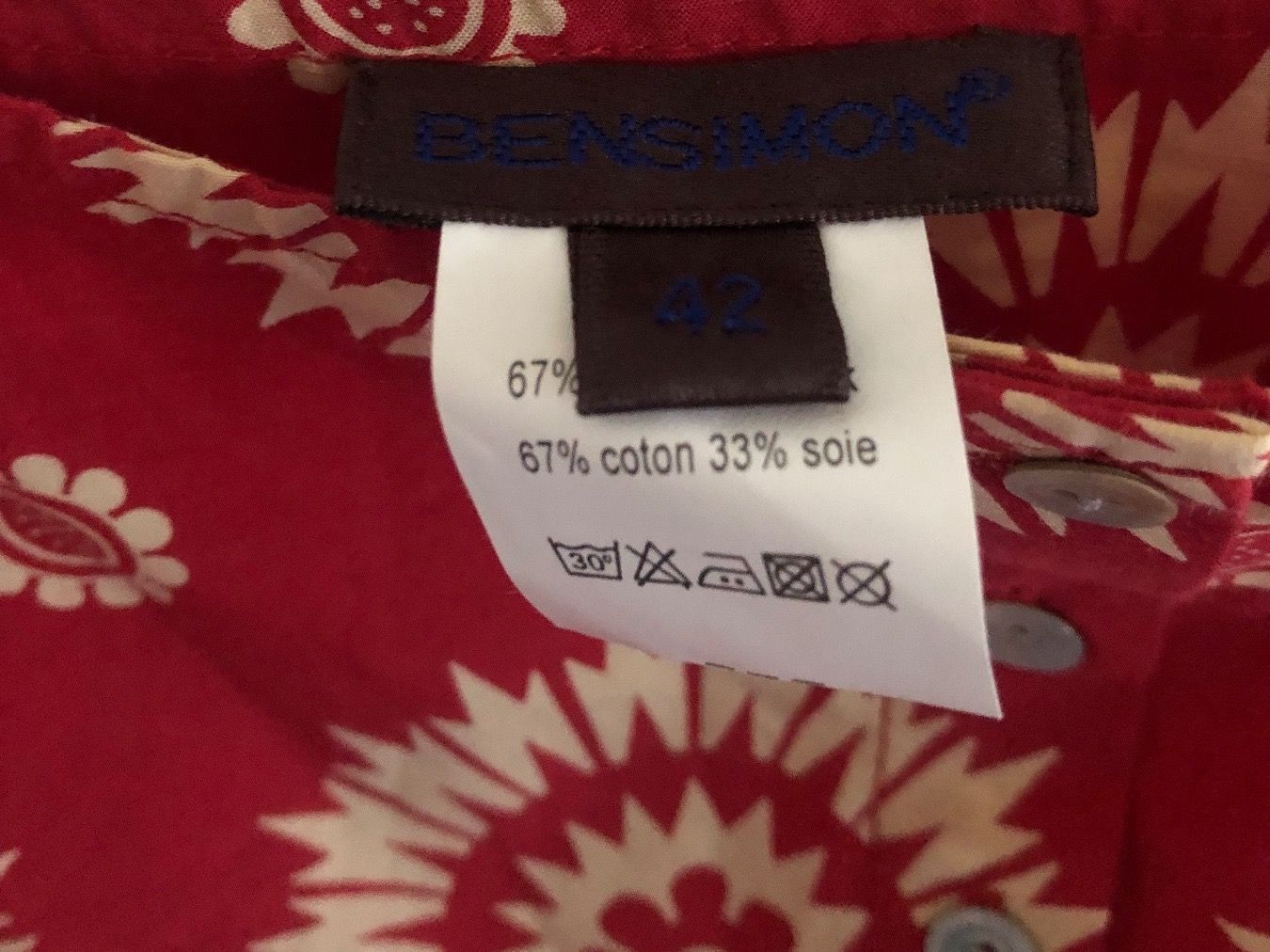 Top: Débardeur BENSIMON 42 coton soie – Nuovo e nell'imballaggio originale da Arnex-sur-Orbe venduto da cameleonfringant 2