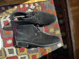 Tod's Desert Boots Herren Wildleder Schwarz, Grösse 41.5
