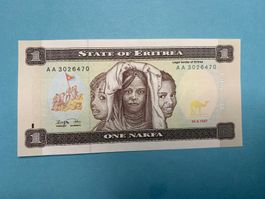 ERITREA - 1 Nakfa 24.5.1997 - Stempelfrisch / Non circulé