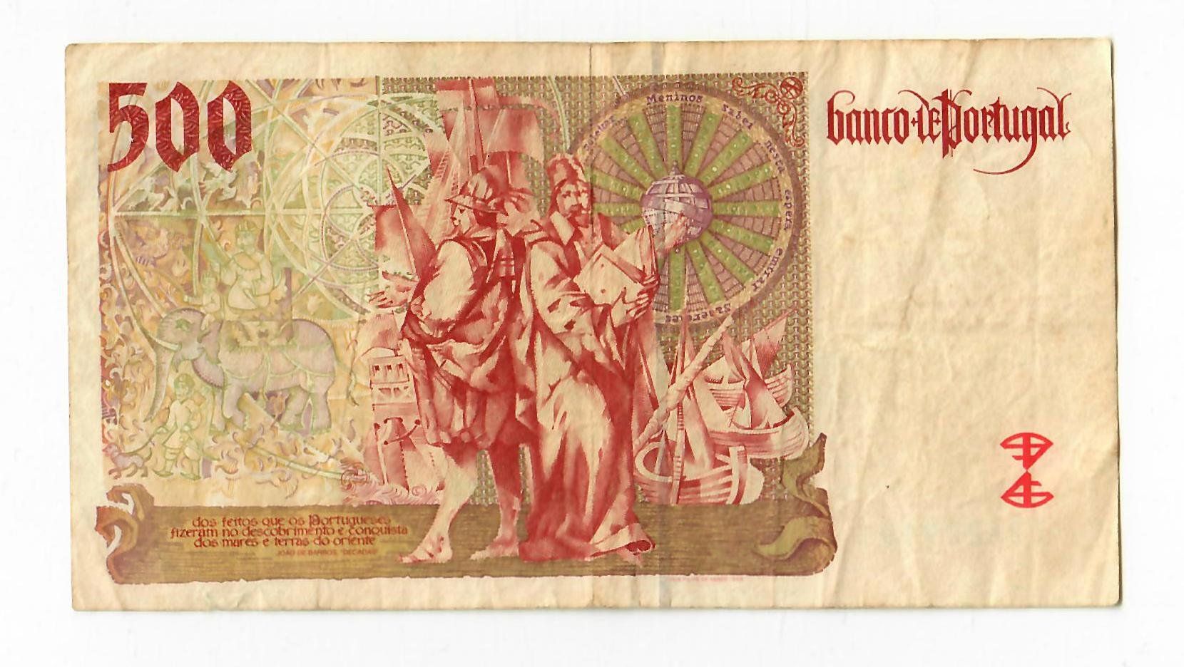 Banknoten: Banknote Portugal, 500 Escudos, 1997 – Gebraucht aus Landquart von balboajimmy 1