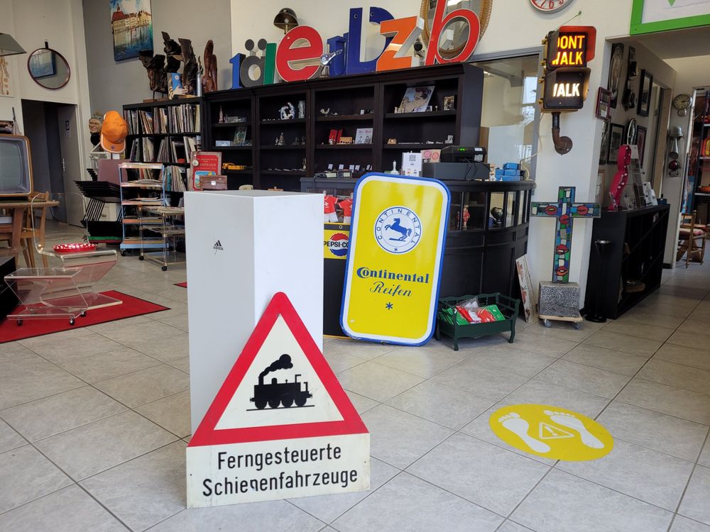  Eisenbahn Strassenschild FERNGESTEUERTE SCHIENENFAHRZEUGE (Gebraucht Illustration 