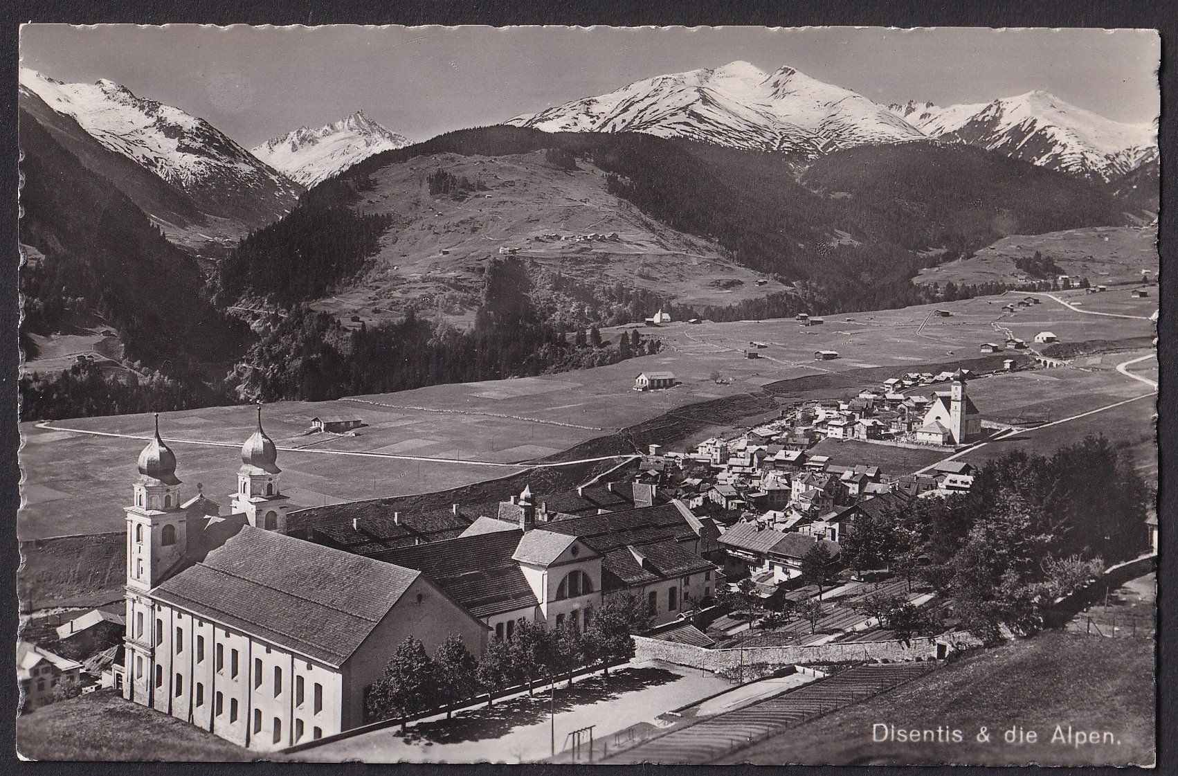 Cartoline postali: Disentis und die Alpen – Usato da Olten venduto da clotaldi