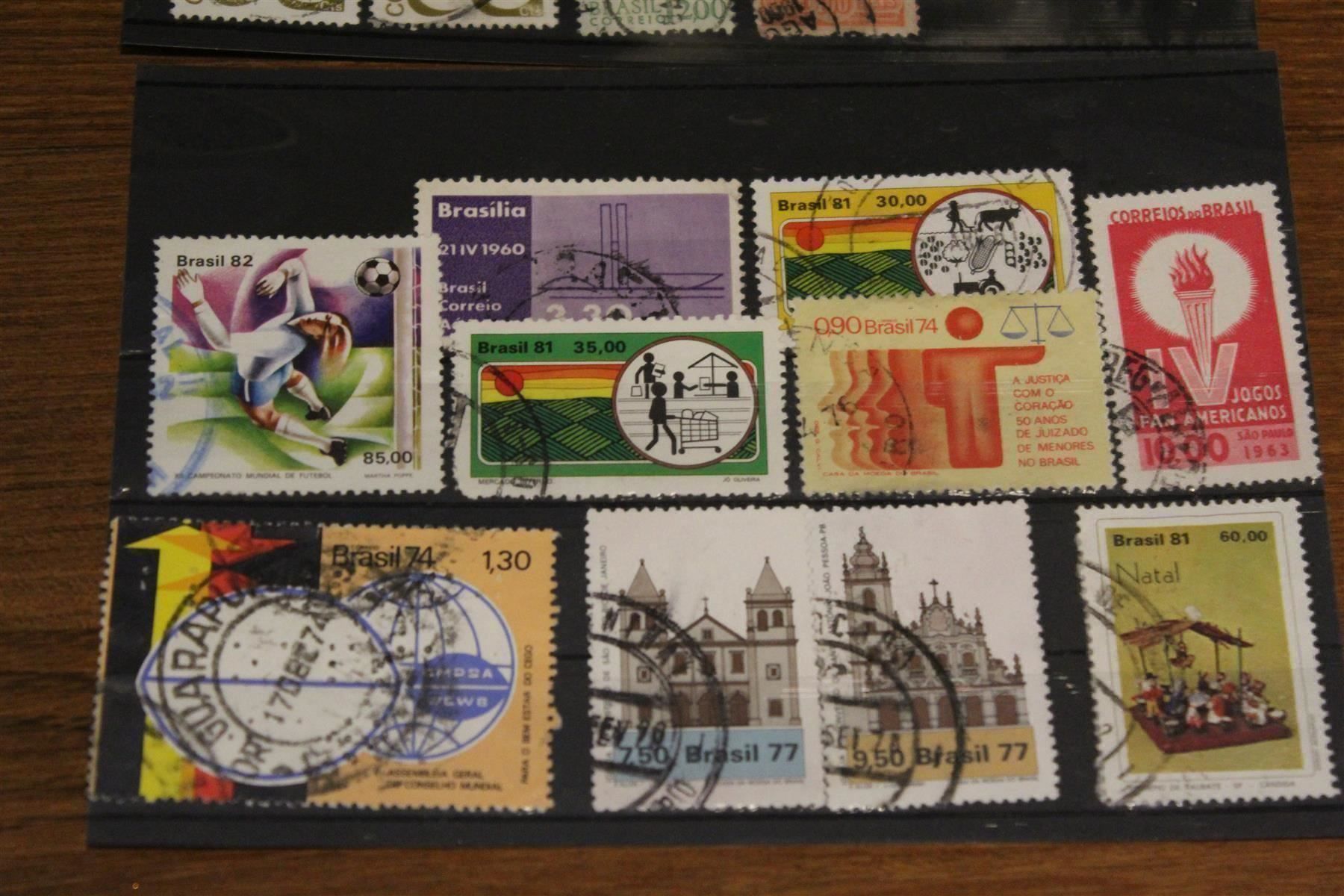Tous les timbres: 2 Steckkarten - Brasilien – D'occasion à Reinach BL par Haexli_46 2