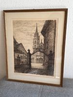 Hans Gschwind wunderschön originale Radierung