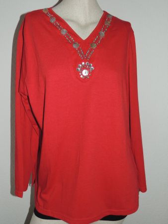 SCHÖNES T-SHIRT "HEINE" COTTON PERLMUTT NP 39 CHF NEU L