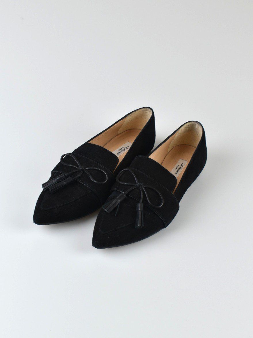 Scarpe da donna: L.K. Bennett Loafers, Gr.36, schwarz, Wildleder – Usato da Nürensdorf venduto da 2ND_STORY