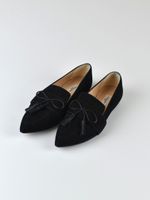 L.K. Bennett Loafers, Gr.36, schwarz, Wildleder
