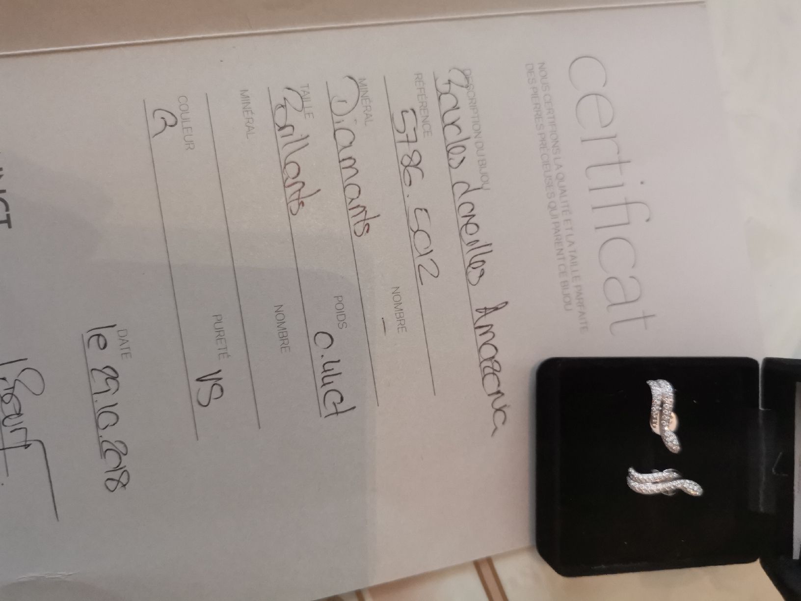 Orecchini pendenti & Orecchini a lobo: Boucles d'oreilles Amazonia diamants – Nuovo (secondo la descrizione) da Biel/Bienne venduto da Edi5Roli3 5