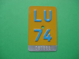 Mofa - Nummer LU 74